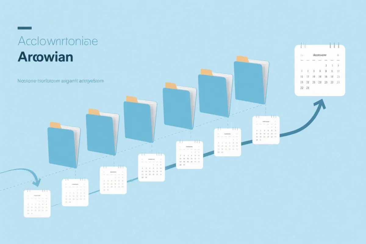 历史归档与时间轴信息架构示意